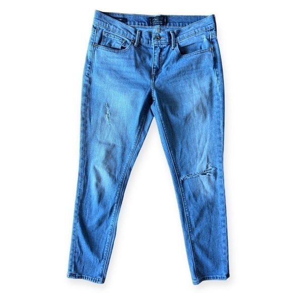 Lucky Brand Women’s Charlie Skinny Distrssed Ankle Jeans, Size 8/29 - Picture 1 of 10